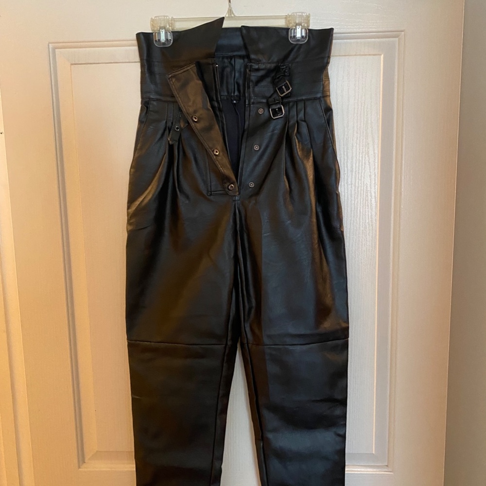 Black Leather Pants